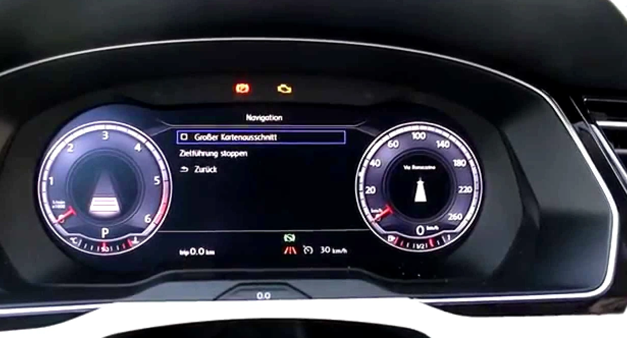 Volkswagen cockpit